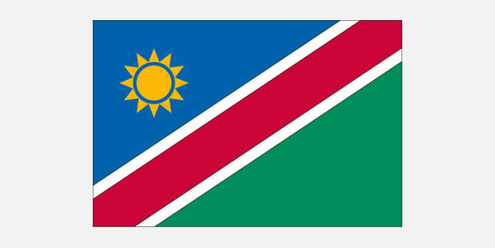 Flagge Namibia