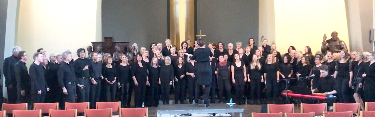 "Groove Choir" beim Benefizkonzert im Herbst 2018 in Berlin.