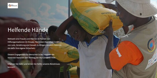 Multimedia-Reportage: Helfende Hände