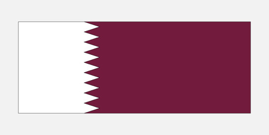 Flagge von Katar