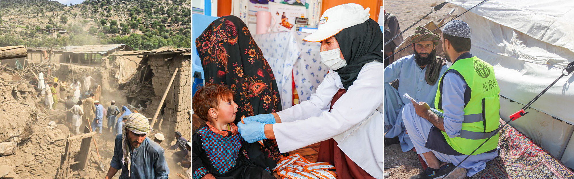 Nach dem Erdbeben in Afghanistan sind viele Helfende im Einsatz