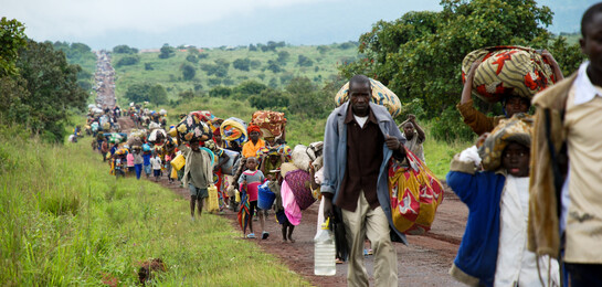 Hunderte Flüchtlinge in der DR Kongo