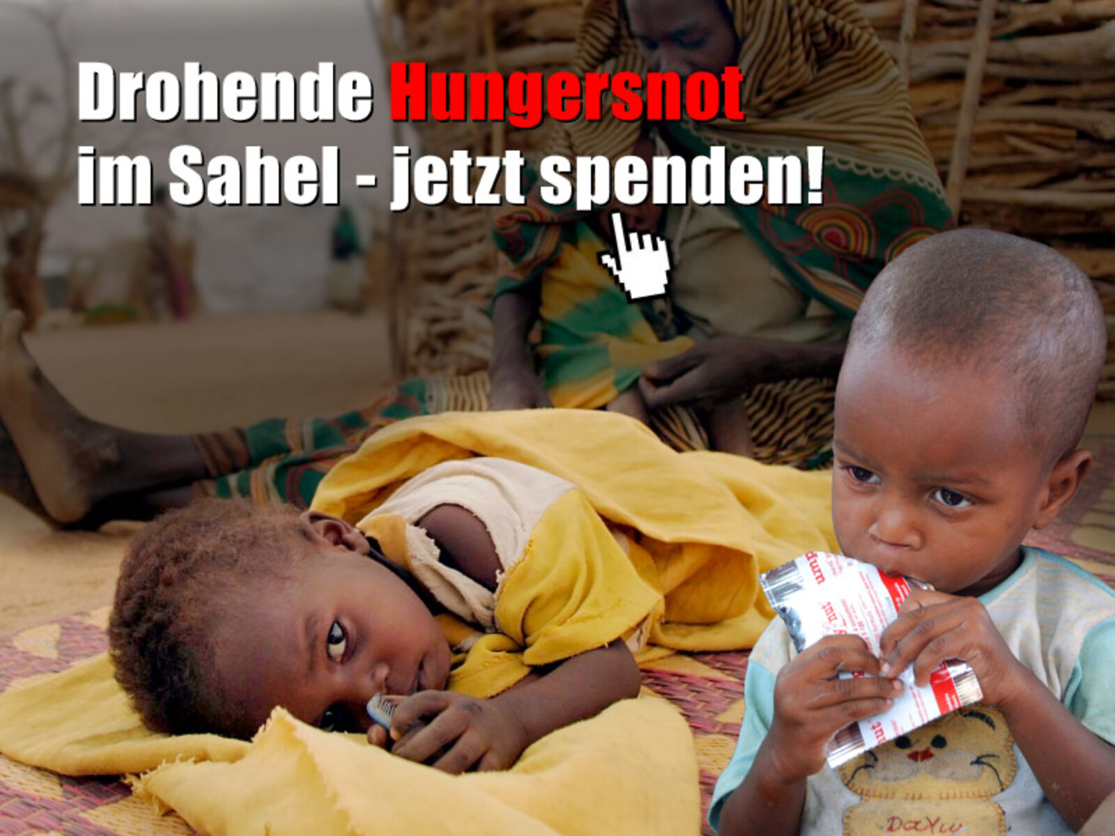 Drohende Hungersnot im Sahel - jetzt spenden!