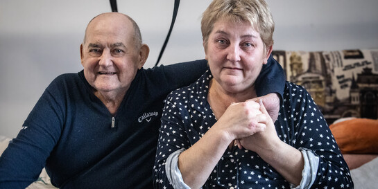Das Paar Anatoly und Tatyana haben durch den Krieg in der Ukraine alles verloren