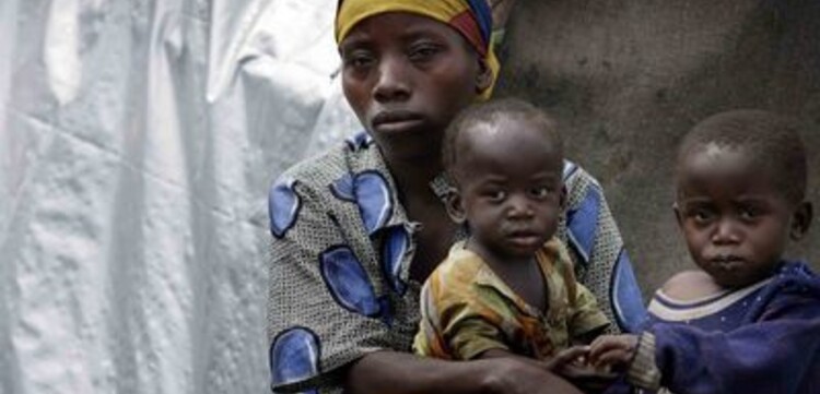 Kongo: Frau mit Kindern