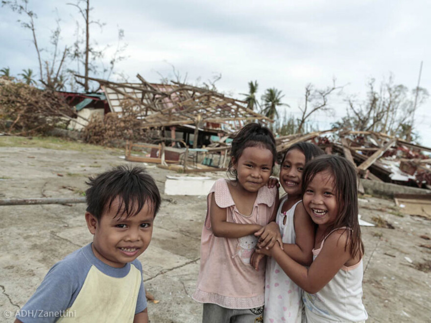 Haiyan hat eine Gegend getroffen, die ohnehin schon von Armut gezeichnet ist