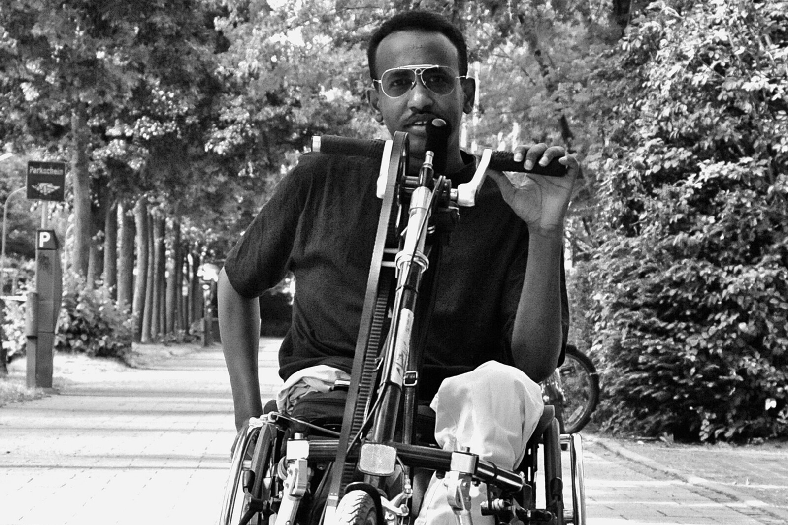 Trotz seiner Behinderung gelang Abdi Karshe die Flucht aus Somalia nach Deutschland