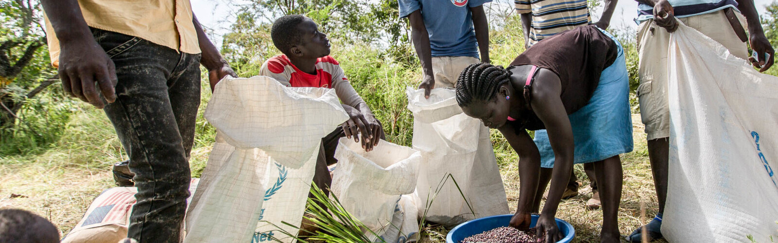 Viele Menschen aus dem Sudan sind nach Uganda geflohen. Dort erhalten sie humanitäre Hilfe