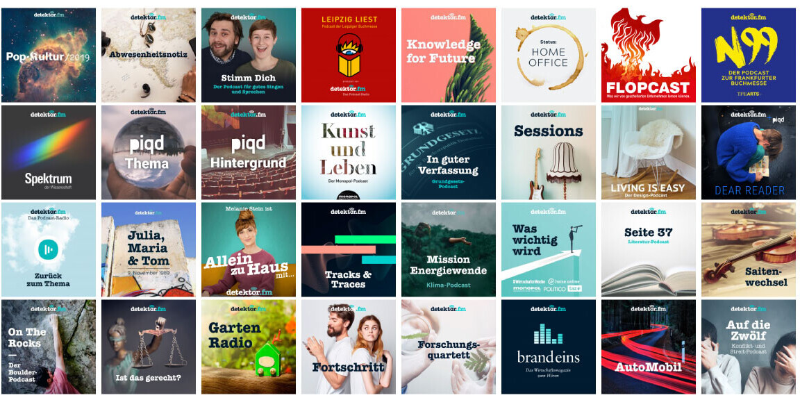 Auswahl beliebter Podcasts von detektor.fm Auswahl beliebter Podcasts von detektor.fm