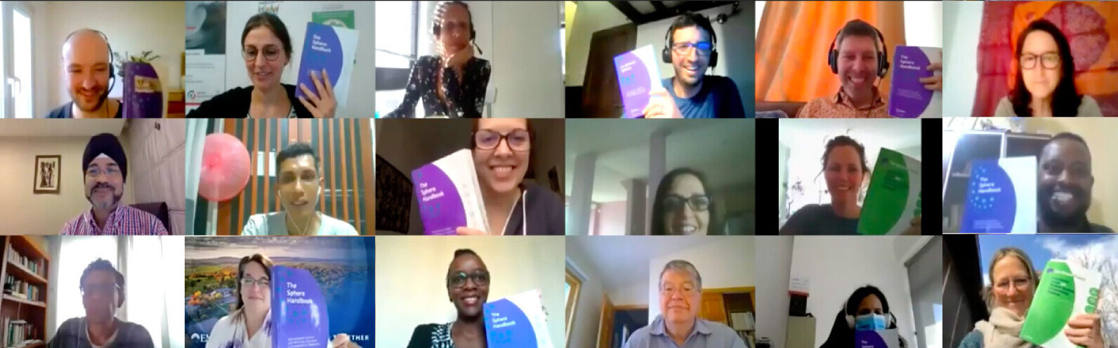 Teilnehmende des MOOC Sphere Trainings 2021 Teilnehmende des MOOC Sphere Trainings 2021
