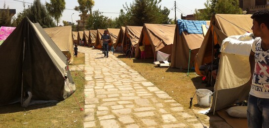 Nothilfe Nordirak: Flüchtlingslager im Krisengebiet