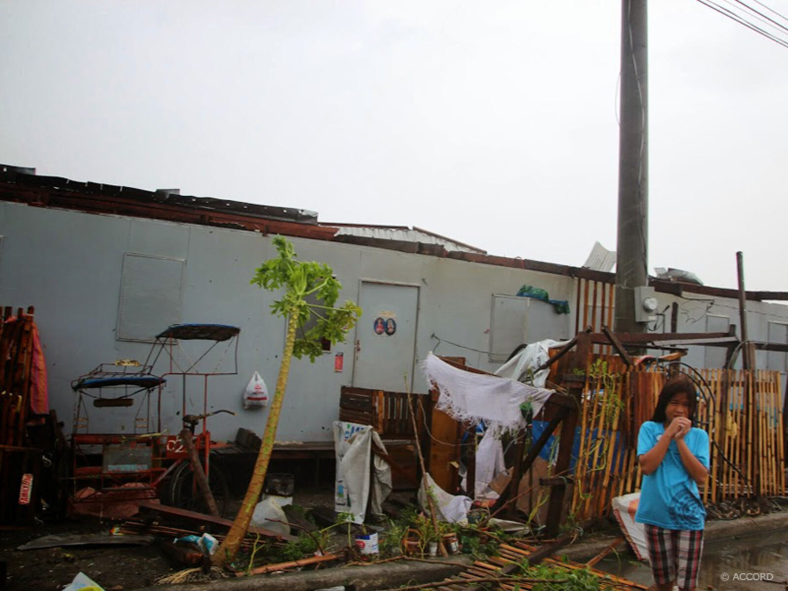 Die Unterkünfte, die unsere Bündnispartner nach Taifun Haiyan auf den Philippinen errichtet haben, wurden extra katastrophensicher gebaut und haben den Sturm gut überstanden. Mancherorts dienten sie sogar als sichere Zufluchtsorte.