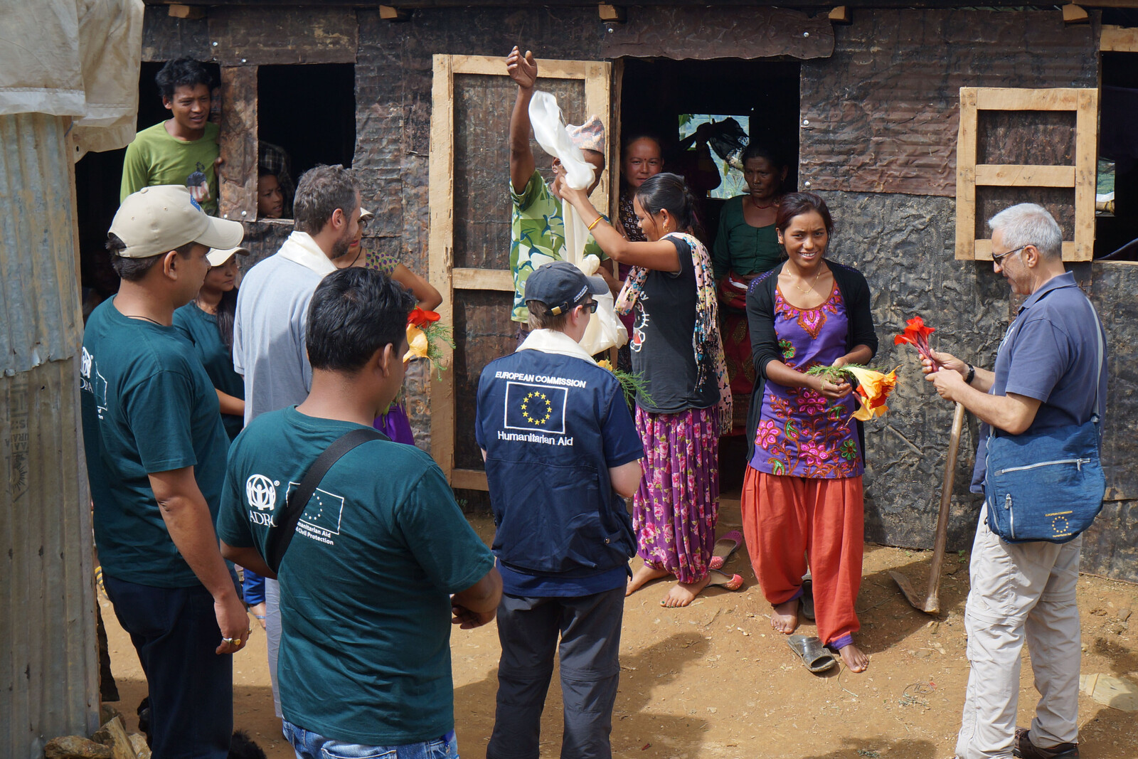 Erdbeben Nepal Menschen Dank Hilfe