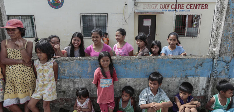 Bewohner der Stadt Ormoc im Südwesten der Insel Leyte