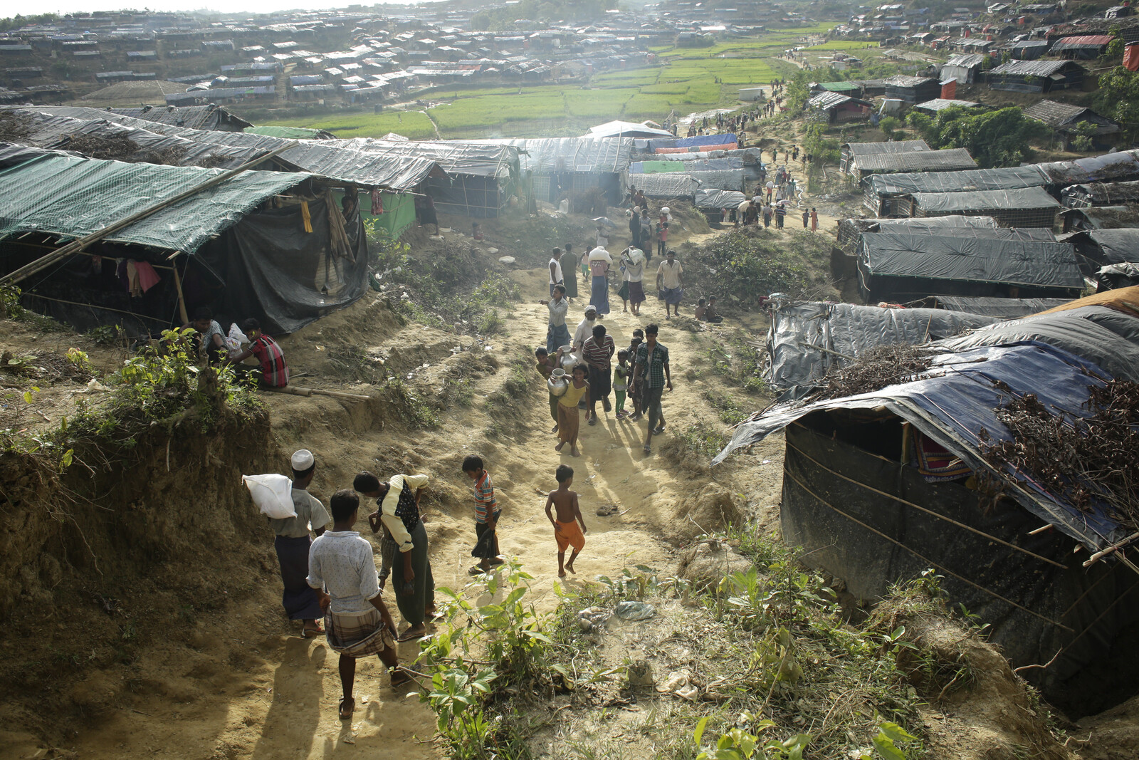 Ein Flüchtlingscamp in Bangladesch