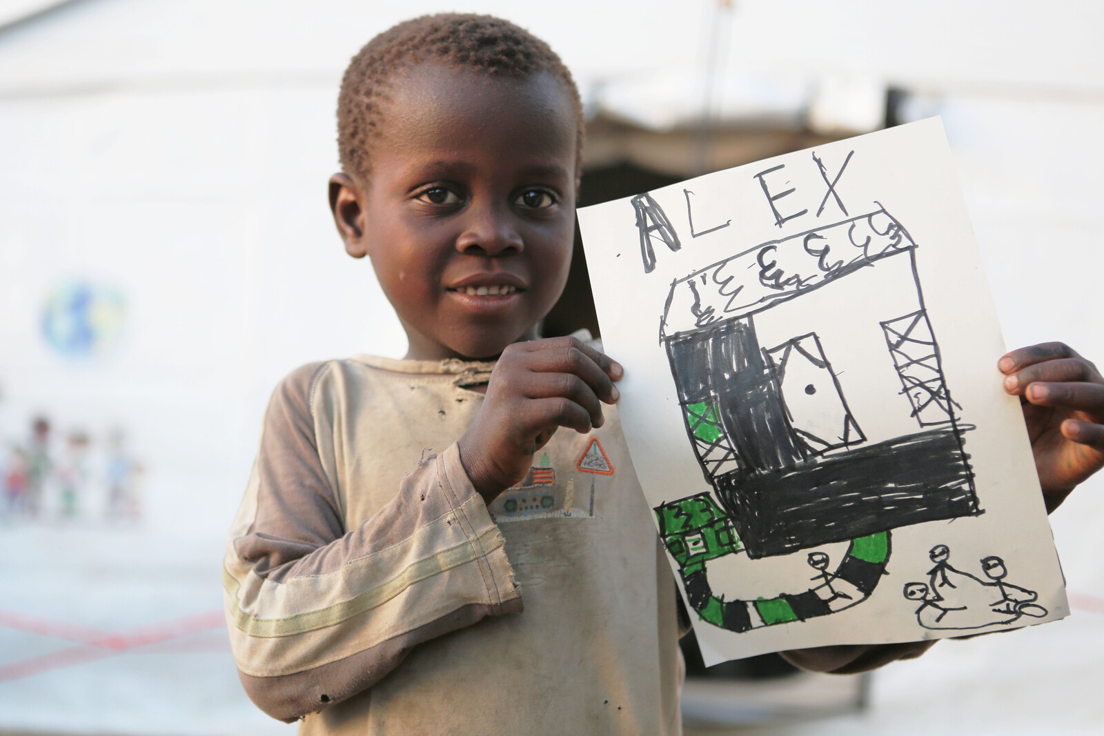 Alex, ein Kind in Mosambik, fand durch unser Bündnis Zuflucht