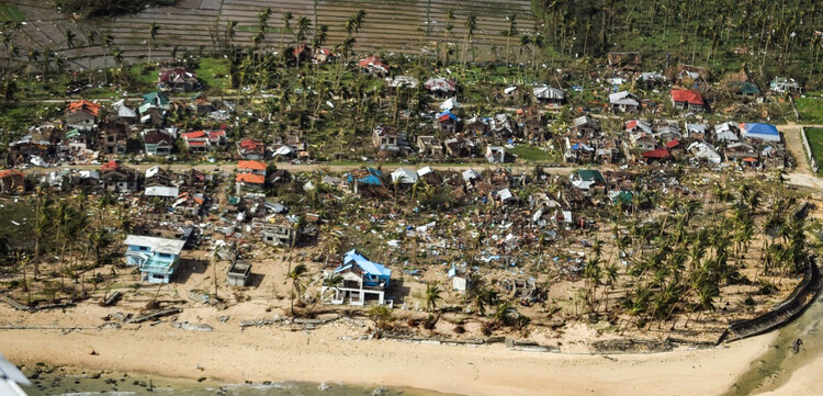 Eine Luftaufnahme zeigt, welche Zerstörung Taifun Rai auf den Philippinen hinterlassen hat Eine Luftaufnahme zeigt, welche Zerstörung Taifun Rai auf den Philippinen hinterlassen hat
