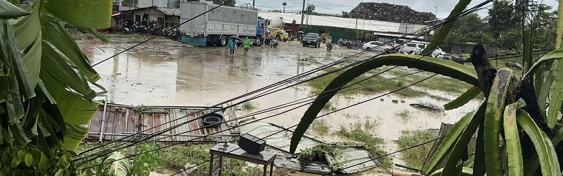 Zerstörung nach Taifunen in Südostasien Zerstörung nach Taifunen in Südostasien