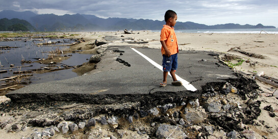Erdbeben & Tsunami fordern Tote & Verletzte in Indonesien (Archivbild)