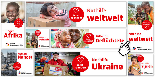 Place banners on your website