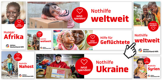 Place banners on your website