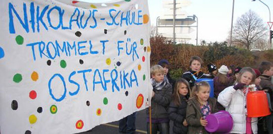 Trommeln für Ostafrika