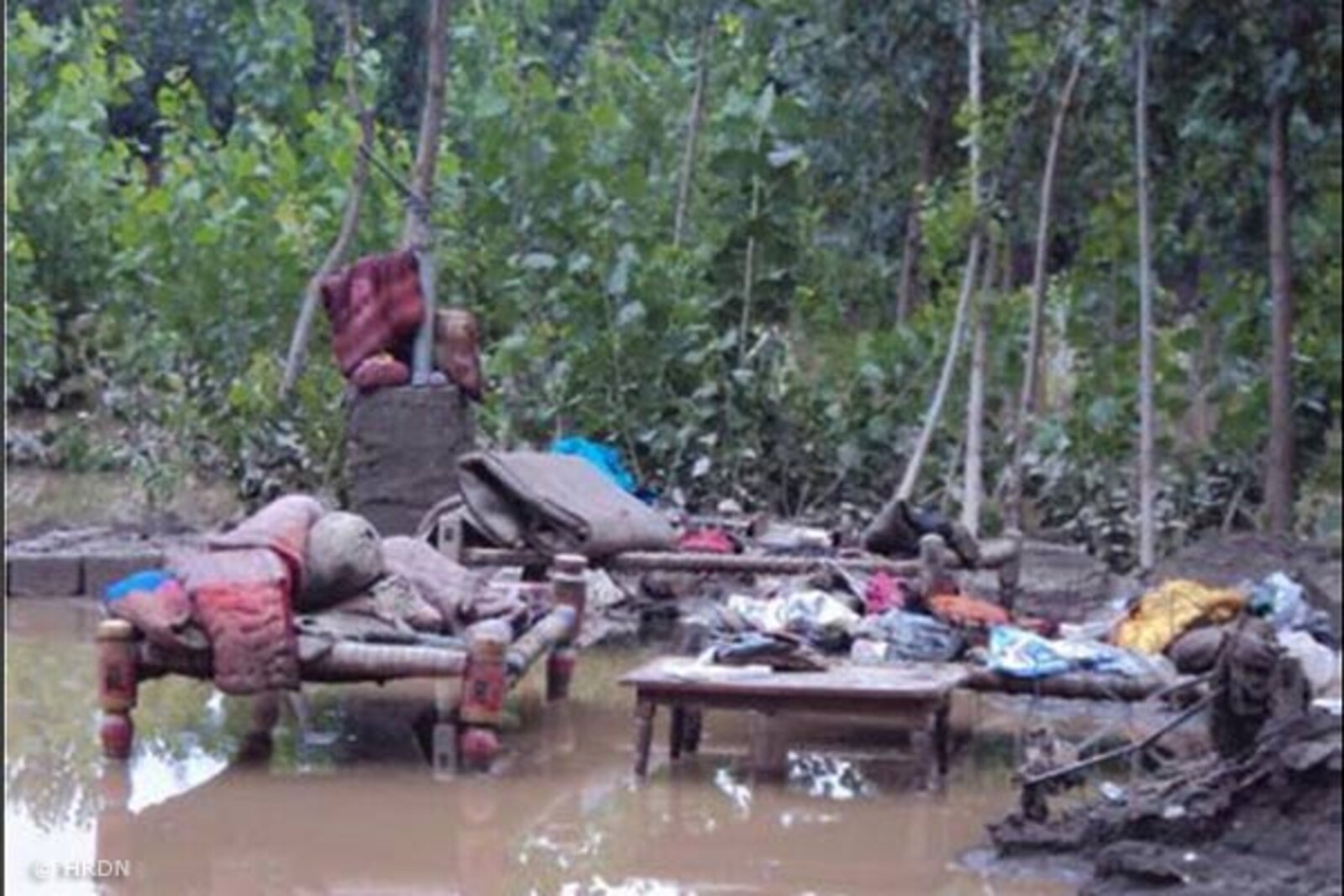 charsada-district Flut Pakistan: Zerstörung durch die Flut im Charsada District
