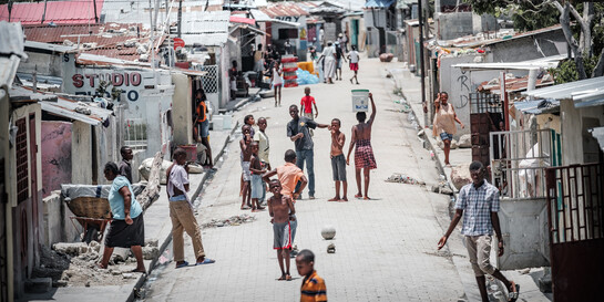 Menschen in Haiti