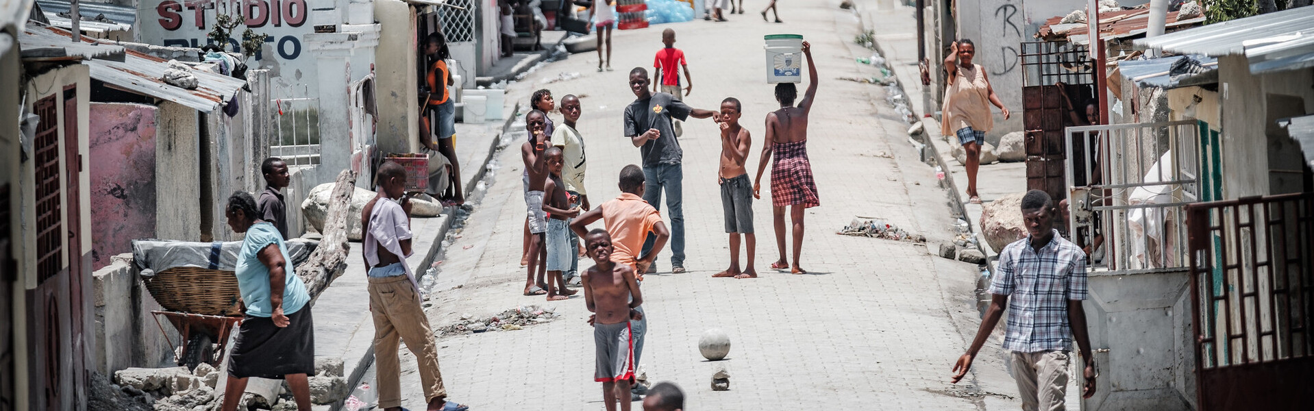 Menschen in Haiti