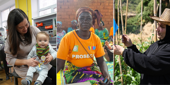 Zum Weltfrauentag erzählen wir die Geschichte von Hanna aus der Ukraine, Rachel aus dem Tschad und Amira aus dem Libanon