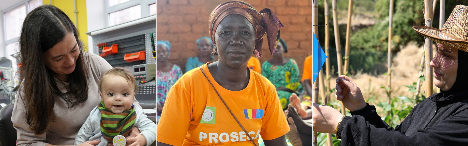 Zum Weltfrauentag erzählen wir die Geschichte von Hanna aus der Ukraine, Rachel aus dem Tschad und Amira aus dem Libanon