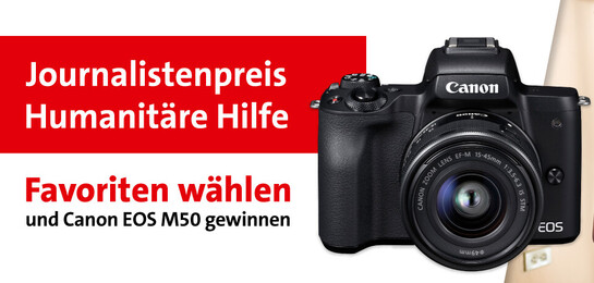Publikumsvoting zum Journalistenpreis Humanitäre Hilfe