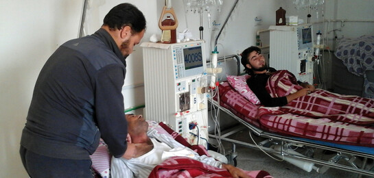 In diesem Krankenhaus werden Flüchtlinge, die von Krieg und Katastrophen betroffen sind, versorgt.