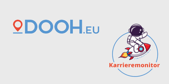 Die Logos von DOOH.eu und Karrieremonitor