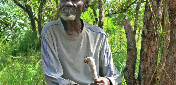Joel Roba, 71 Jahre alt, aus dem Südsudan Joel Roba, 71 Jahre alt, aus dem Südsudan
