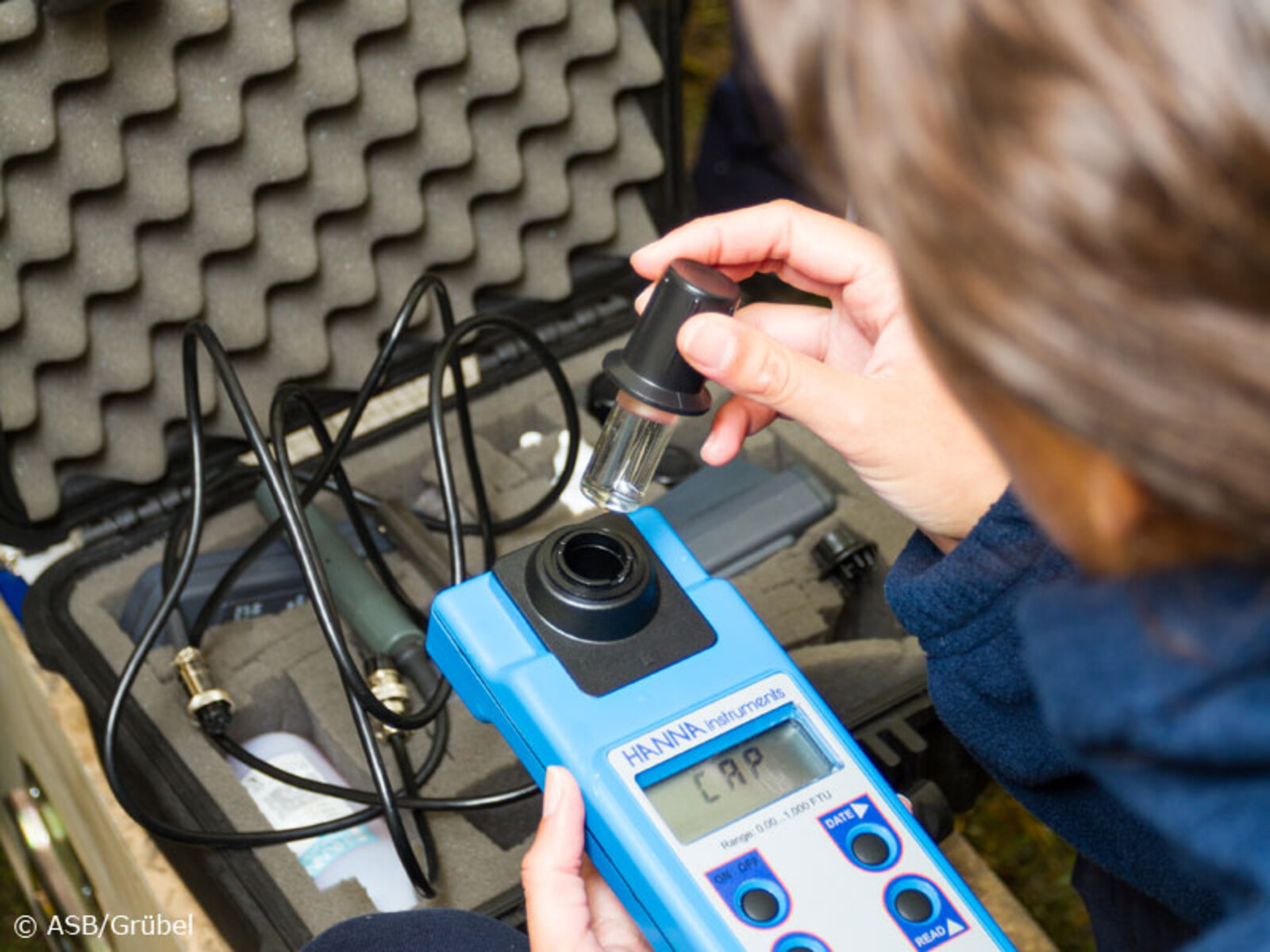 Messgerät zur Analyse des Wassers