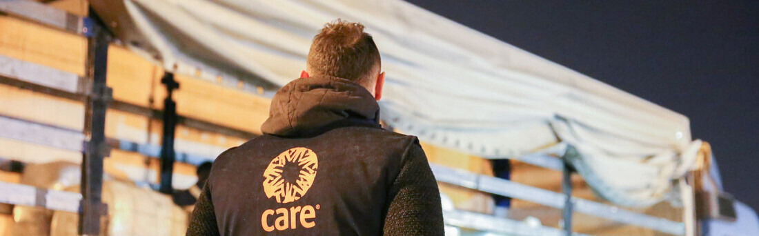 Eine Hilfslieferung von CARE erreicht das Erdbebengebiet in der Türkei und Syrien