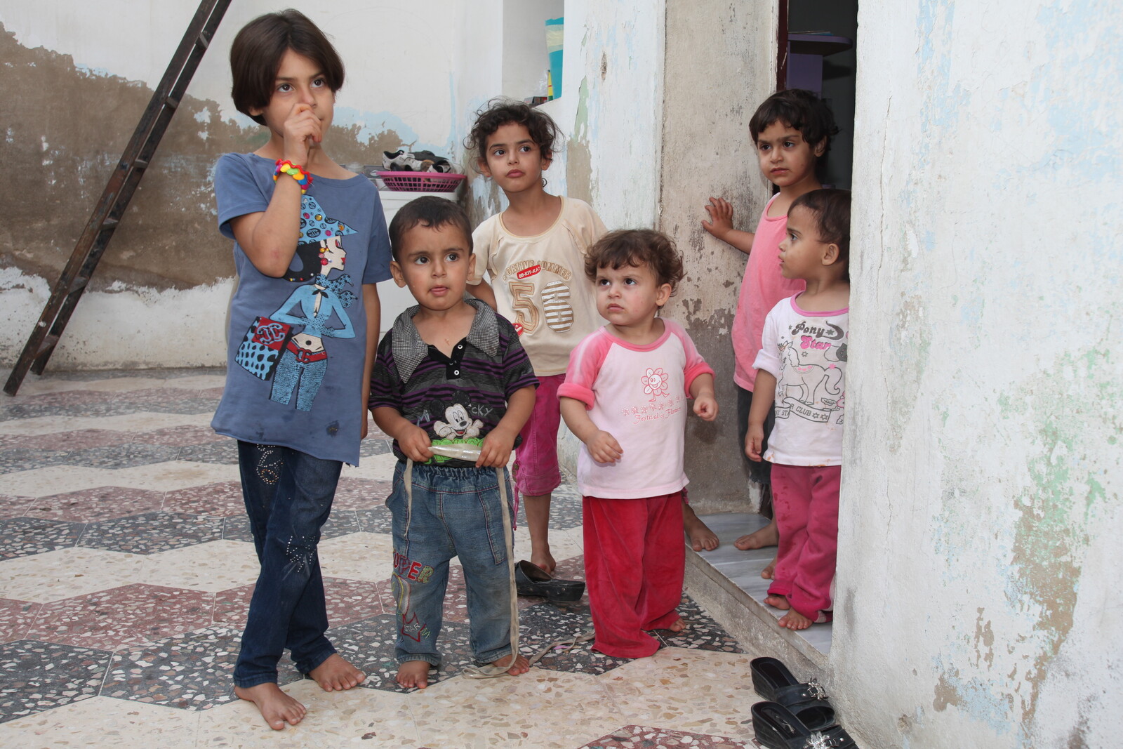 Mädchen und Jungen aus Syrien