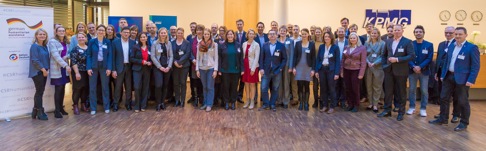 Ein Gruppenbild der Teilnehmer des Workshops bei der KPMG.