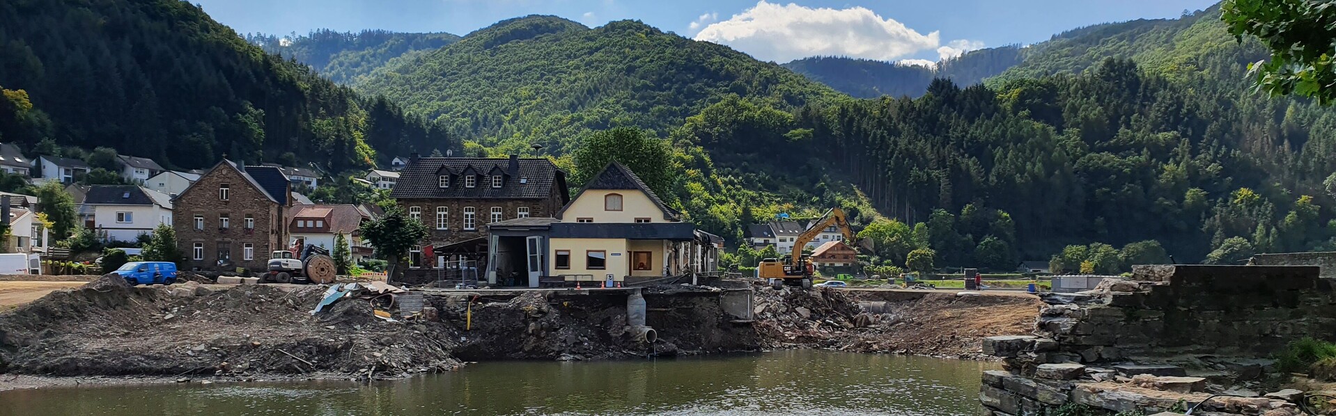 Das Hochwasser hat große Teile der Infrastruktur im Ahrtal zerstört