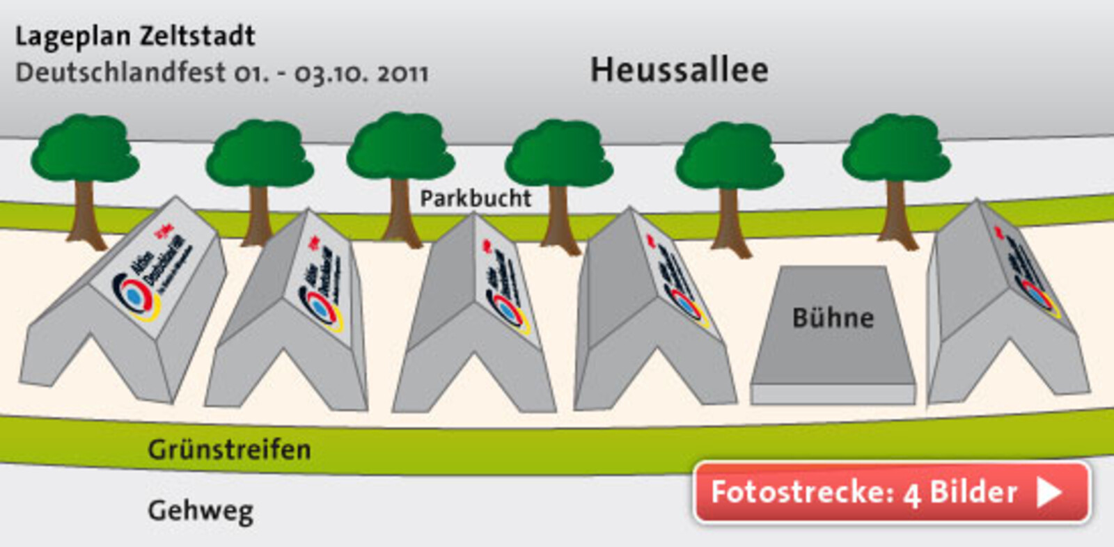 Lageplan Zeltstadt