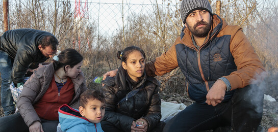 Hilfe Flüchtlinge Syrien Familie Konferenz