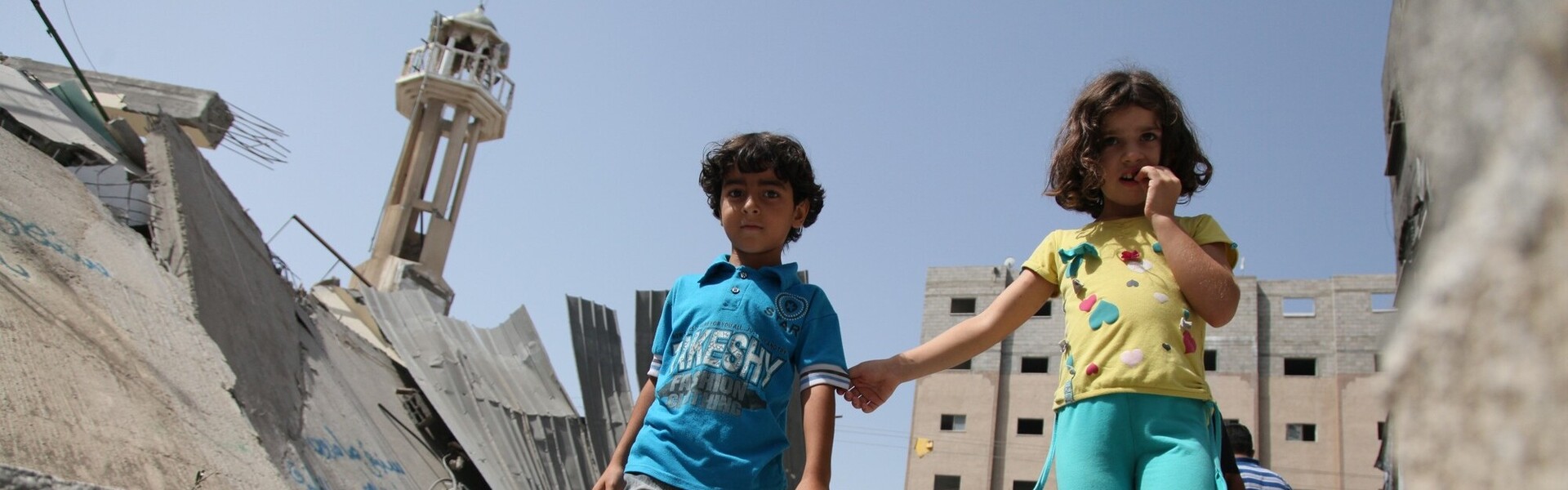 Kinder in Gaza leiden besonders unter dem Krieg (Symbolbild)
