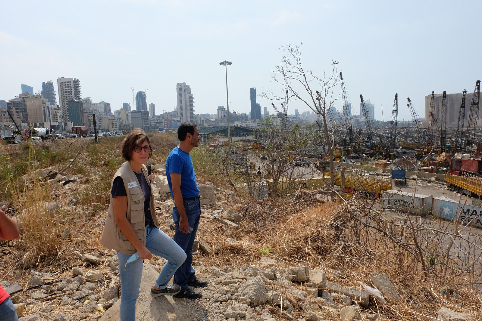 Helferin im Libanon, einem krisengeschüttelten Land