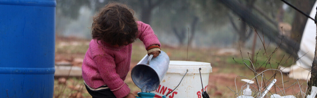 In Syrien leiden die Menschen unter den Folgen des Krieges und einer Wasserknappheit 