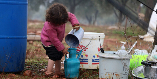 In Syrien leiden die Menschen unter den Folgen des Krieges und einer Wasserknappheit 