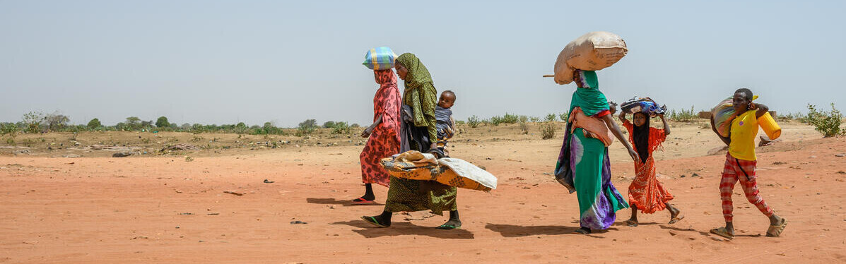 Geflüchtete aus Sudan erreichen Grenze zu Tschad