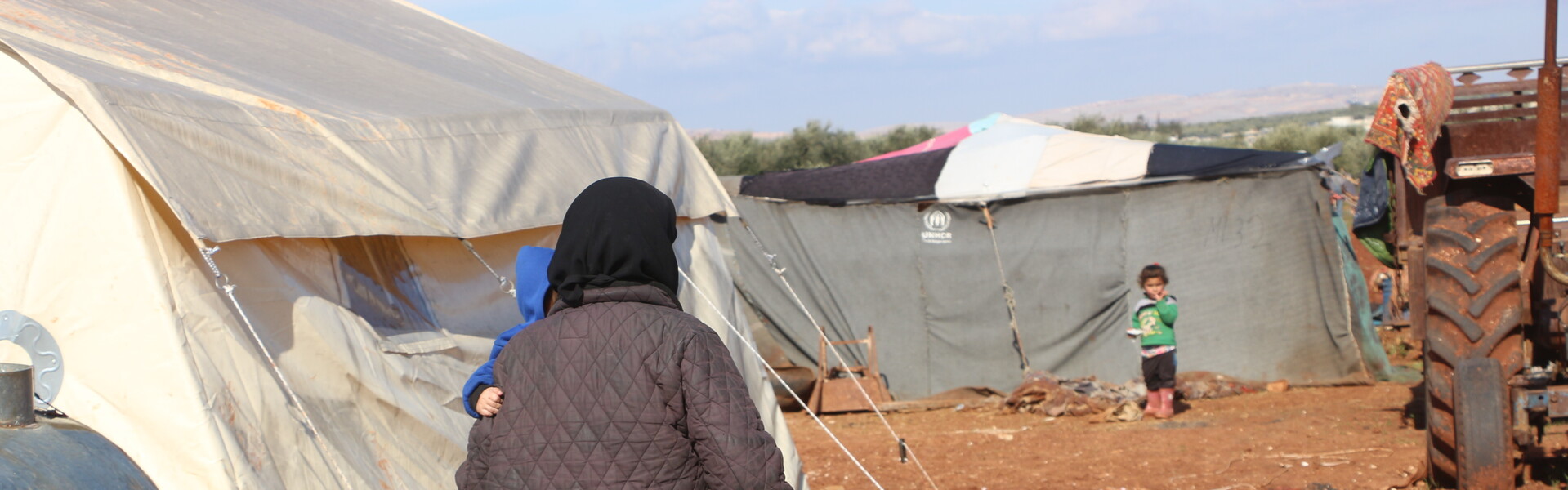 Frau und Kind in Syrien (Symbolbild)