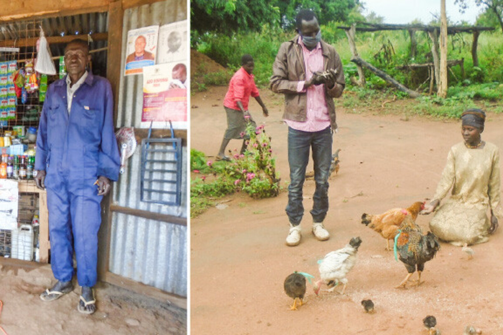 Geflüchtete Menschen in Uganda bekommen die Chance, für sich selbst zu sorgen und Einkommen zu schaffen