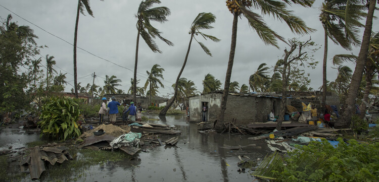 Zerstörung nach Zyklon Idai in Mosambik